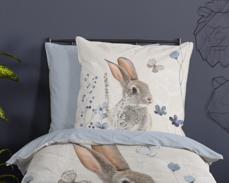 100% katoen dekbedset konijn van Good Morning in 135 x 200 cm