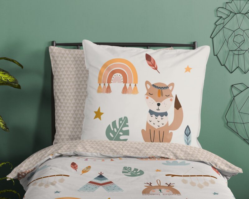 100% katoen dekbedset tipi-tenten / boho van Good Morning in 135 x 200 cm