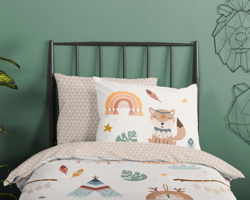 100% katoen dekbedset tipi-tenten / boho van Good Morning in 140 x 200/220 cm