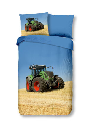 Good Morning dekbedovertrek tractor - Multicolor - 140 x 200/220 cm - 100% katoen