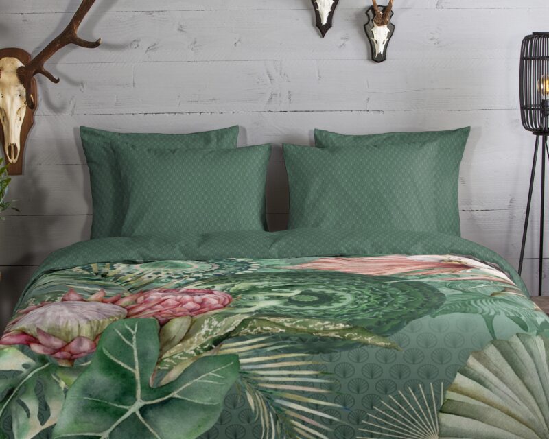 100% katoen/flanel dekbedset mandala's en bloemen van HIP in 140 x 200 cm