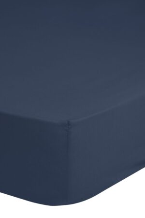 HIP hoeslaken - Blauw - 90 x 220 cm - 100% katoen/satijn