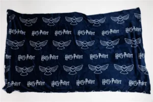 Harry Potter plaid 180 x 200 cm - Multicolor - 180 x 200 cm - 100% Polyester