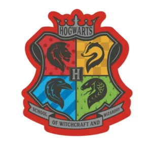 Harry Potter sierkussen Hogwarts rood - Rood - 32 x 30 cm - 100% Polyester