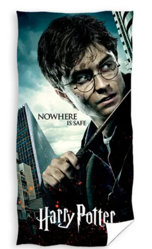 Harry Potter strandlaken 70 x 140 cm - Multicolor - 70 x 140 cm - 100% katoen - foto 1