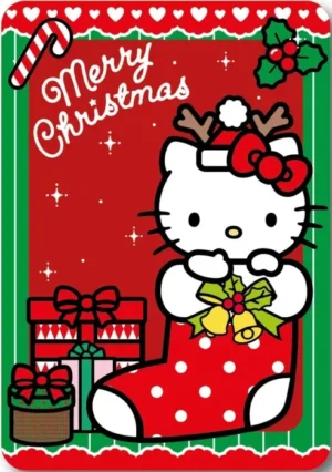 Hello Kitty fleece deken 100 x 140 cm - Rood - 100 x 140 cm - 100% Polyester