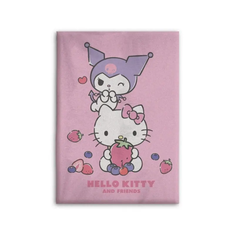 Hello Kitty plaid 100 x 140 cm - Multicolor - 100 x 140 cm - 100% Polyester