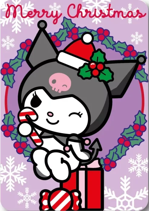 Hello Kitty fleece deken 100 x 140 cm - Paars - 100 x 140 cm - 100% Polyester