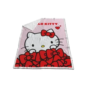 Hello Kitty plaid 130 x 170 cm - Multicolor - 130 x 170 cm - 100% Polyester