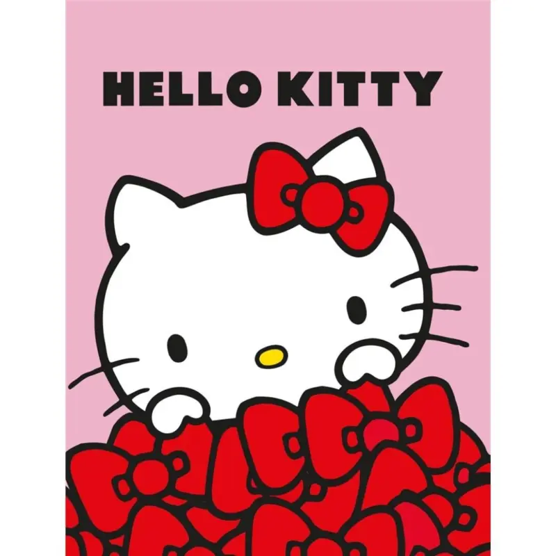 Hello Kitty plaid 130 x 160 cm - Multicolor - 130 x 160 cm - 100% Polyester