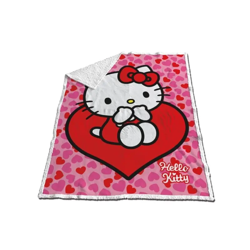 Hello Kitty plaid 120 x 150 cm - Multicolor - 120 x 150 cm - 100% Polyester
