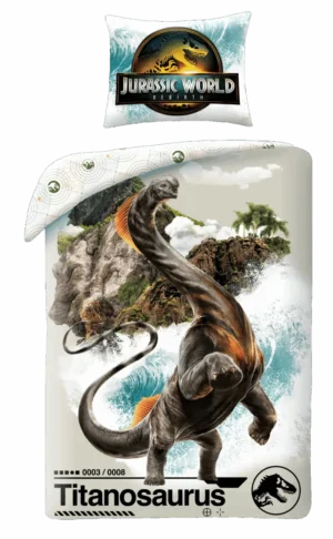 Jurassic World dekbedovertrek Titanosaurus 140 x 200 cm - Multicolor - 140 x 200 cm - Polyester