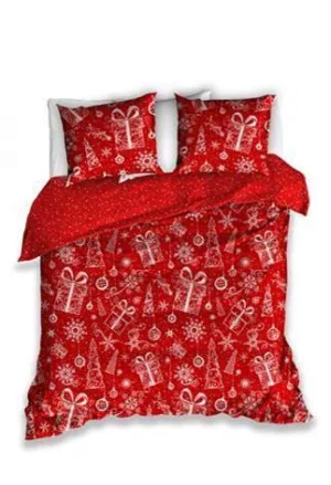 Sweet Home dekbedovertrek Presents 200 x 220 cm - Rood - 200 x 220 cm - 100% katoen
