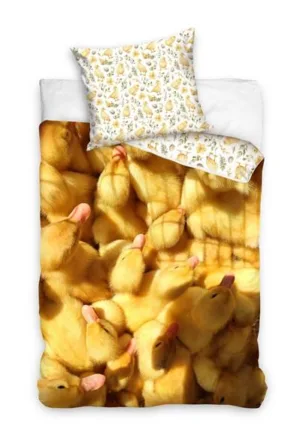 Animal Pictures dekbedovertrek 140 x 200 cm 70 x 90 cm - Multicolor - 140 x 200 cm - 100% katoen - kussensloop 70 x 90 cm