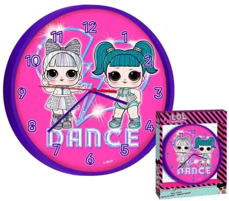 L.O.L Surprise klok 25 cm - Roze/Blauw