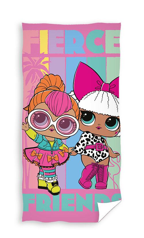 L.O.L Surprise strandlaken Friends 70 x 140 cm - Multicolor - 70 x 140 cm - 100% katoen