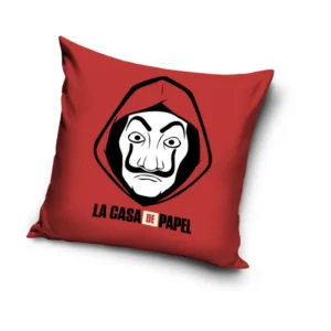 La Casa de Papel sierkussen 40X40 cm Rood - Rood - 40 x 40 cm - 100% Polyester