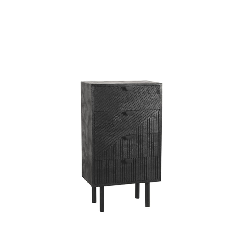 Zwart kast van Label51 - Cotia - Mangohout