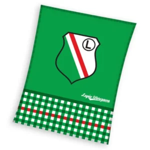 Legia Warszawa plaid 110 x 150 cm groen - Groen - 110 x 150 cm - 100% Polyester