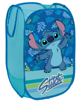 Lilo en Stitch mand 36 x 36 x 58 cm - Blauw - 36 x 36 cm