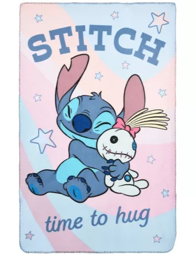Lilo en Stitch fleece deken 100 x 150 cm - Multicolor - 100 x 150 cm - 100% Polyester