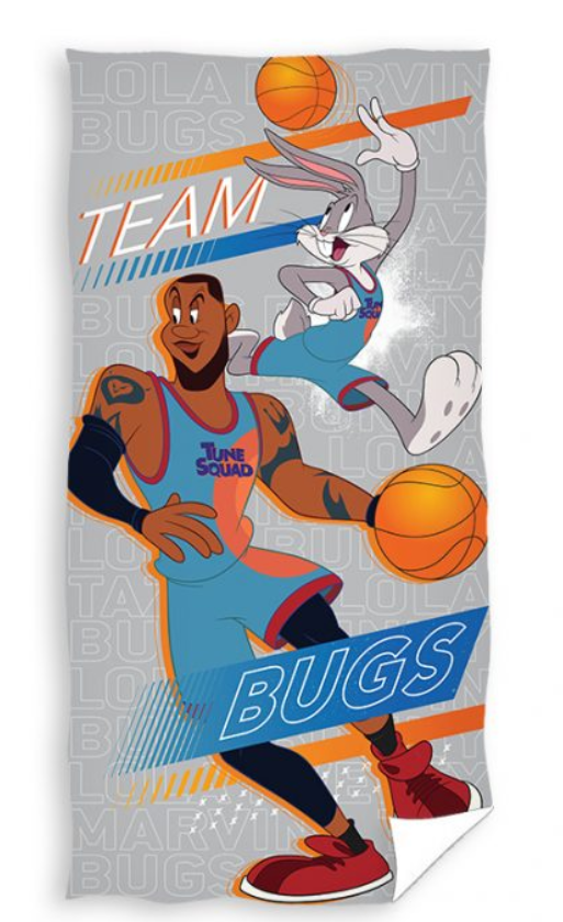 Looney Tunes strandlaken Space Jam - Multicolor - 70 x 140 cm - 100% katoen
