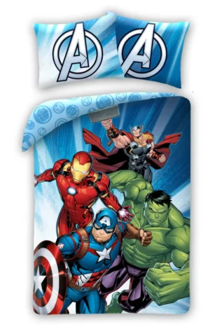 Marvel Avengers dekbedovertrek Team Winning - Multicolor - 140 x 200 cm - 100% katoen