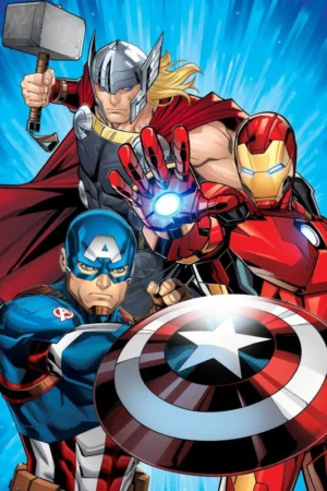 Marvel Avengers plaid 100 x 150 cm - Roze - 100 x 150 cm - 100% Polyester