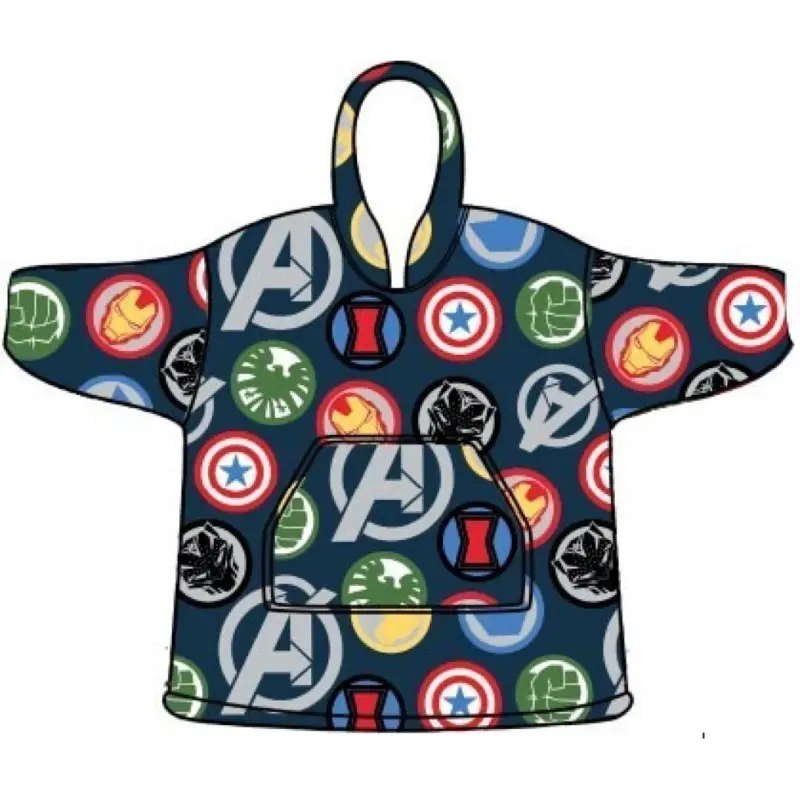 Marvel Avengers poncho maat XS - Multicolor - x S-L cm - 100% Polyester - foto 1