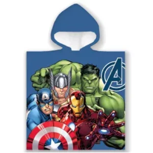 Marvel Avengers poncho 50 x 100 cm - Multicolor - 50 x 100 cm - 100% katoen