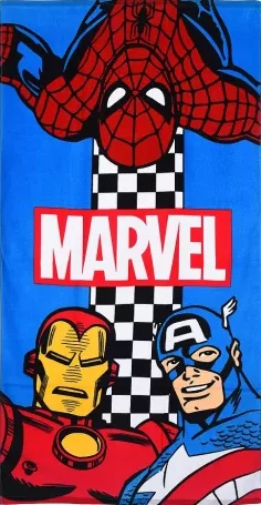 Marvel Avengers strandlaken 70 x 140 cm - Multicolor - 70 x 140 cm - 100% katoen
