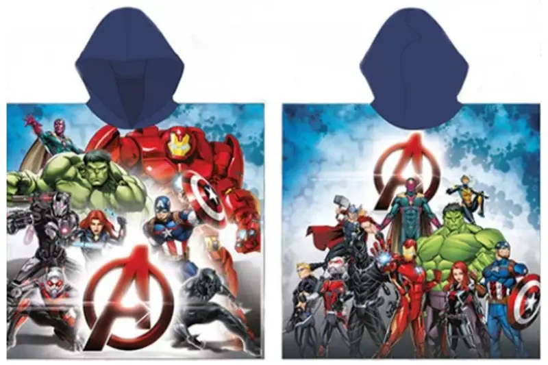 Badponcho van Marvel Avengers, 55 x 110 cm
