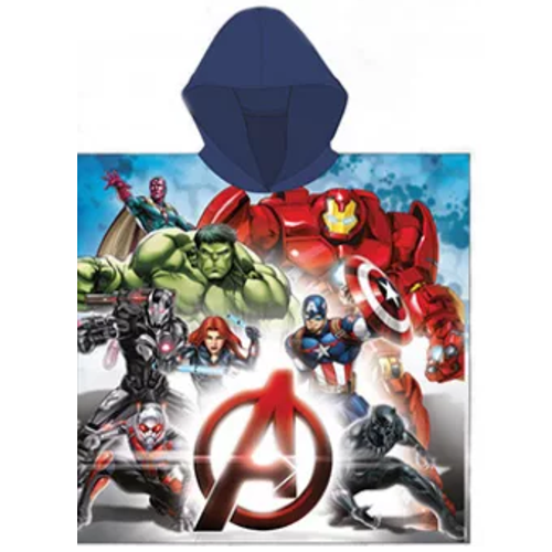 Marvel Avengers poncho - Blauw - 55 x 110 cm - 100% Polyester