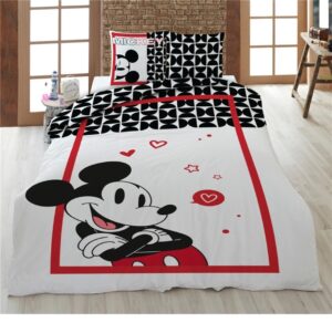Mickey Mouse Confident Dekbedovertrek - Eenpersoons - 135 x 200 cm - Katoen