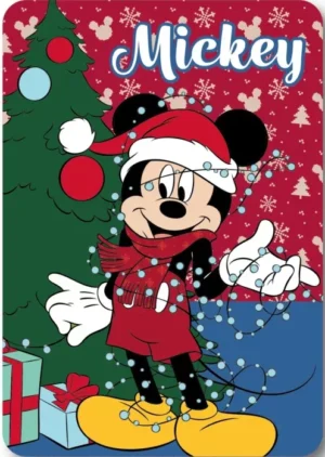 Disney Mickey Mouse fleece deken 100 x 140 cm - Multicolor - 100 x 140 cm - 100% Polyester
