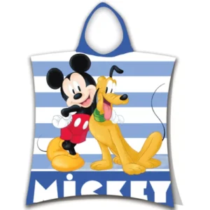 Disney Mickey Mouse poncho Pluto 50 x 115 cm - Roze - 50 x 115 cm - 100% katoen