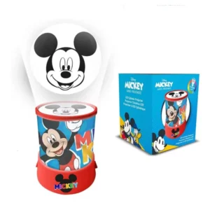 Disney Mickey Mouse lamp 10 x 16 cm - Blauw/Rood - 10 x 16 cm