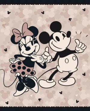 Disney Mickey Mouse plaid 130 x 160 cm - Multicolor - 130 x 160 cm - 100% Polyester
