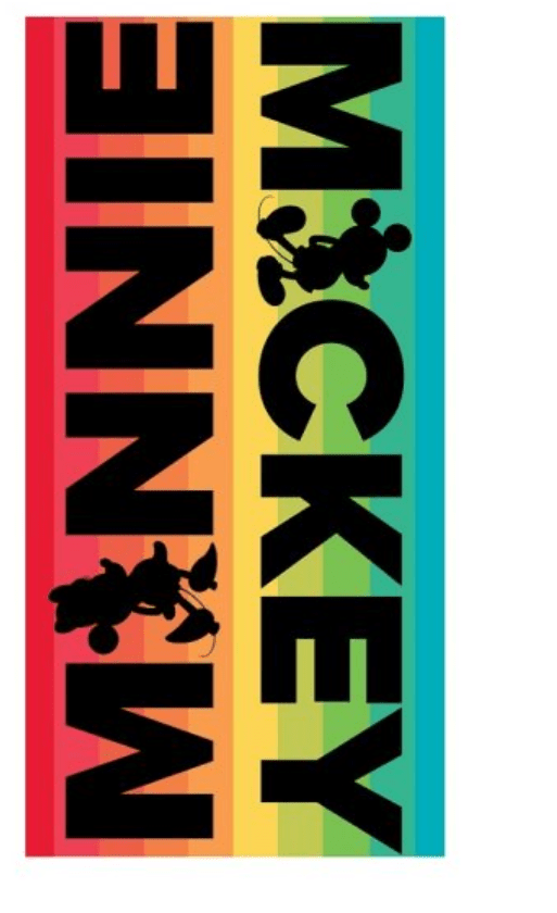 Disney Mickey Mouse strandlaken 70 x 140 cm - Multicolor - 70 x 140 cm - 100% katoen - foto 1