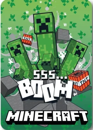 Minecraft fleece deken 100 x 140 cm - Groen - 100 x 140 cm - 100% Polyester