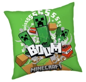 Minecraft sierkussen 40X40 cm - Groen - 40 x 40 cm - 100% Polyester