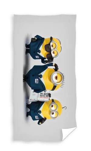 Minions strandlaken My Boss Hates me 70 x 140 cm - 70 x 140 cm - 100% katoen