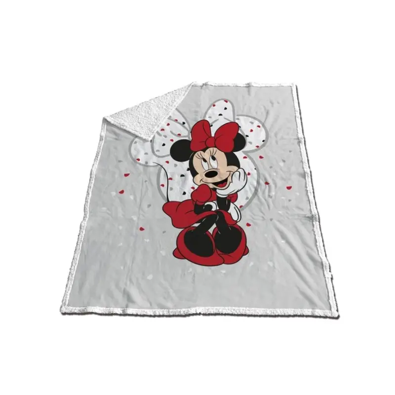 Disney Minnie Mouse plaid 130 x 170 cm - Multicolor - 130 x 170 cm - 100% Polyester