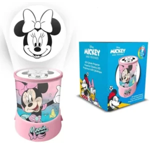 Disney Minnie Mouse lamp 10 x 16 cm - Roze