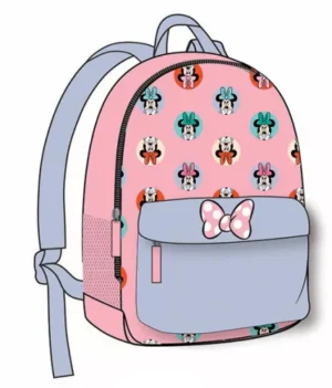 Disney Minnie Mouse tas 28x23x10 cm roze/paars - Paars - 28 x 23 cm - 100% Polyester