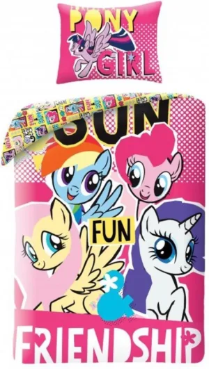 My Little Pony dekbedovertrek Friendship - Multicolor - 140 x 200 cm - 100% katoen