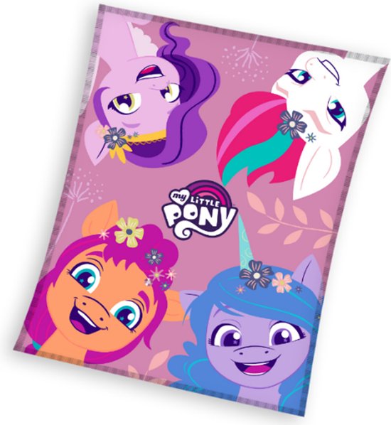 My Little Pony plaid 110 x 140 cm - Multicolor - 110 x 140 cm - 100% Polyester