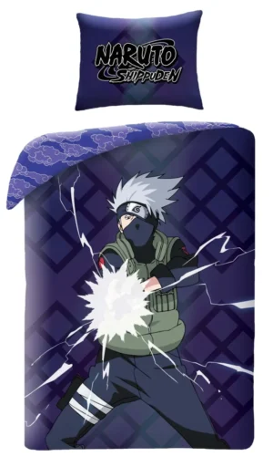 Naruto dekbedovertrek 140 x 200 cm polyester - Multicolor - 140 x 200 cm - 100% Polyester