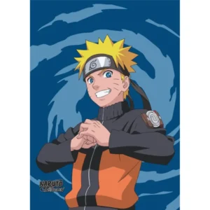 Naruto plaid blauw 100 x 140 cm - Blauw - 100 x 140 cm - 100% Polyester