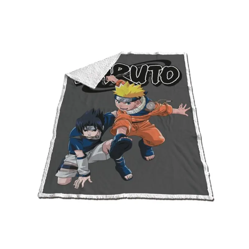 Naruto plaid 120 x 150 cm - Multicolor - 120 x 150 cm - 100% Polyester